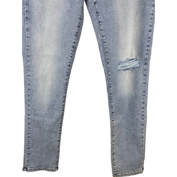 Modern American Fig Women's Jeans Eureka Rip Knee Denim Blue Size 31 NEW - Picture 3 of 12